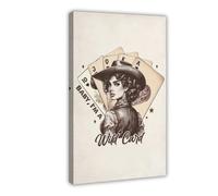 Baby I’m A Wildcard Canvas Poster Wall Art Decor Print Picture Paintings for Living Room Bedroom Decoration 16x24inch(40x60cm)