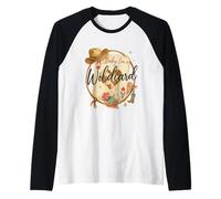 Baby I’m A Wildcard Western Playing Card Watercolor Raglan Baseball Tee