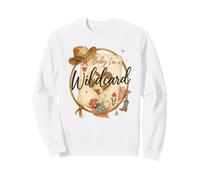 Baby I’m A Wildcard Western Playing Card Watercolor Sweatshirt