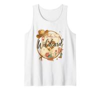 Baby I’m A Wildcard Western Playing Card Watercolor Tank Top