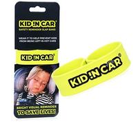 - Baby in Car Reminder for Infant Car Safety, Tech Free, Neon Slap Band Reminds Parents of Child in Car