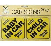 Baby in car signs