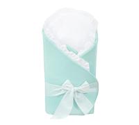 Baby Infant Cotton Swaddle Wrap/Newborn Swaddling Blanket Duvet Quilt (Mint)