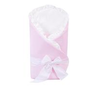 Baby Infant Cotton Swaddle Wrap/Newborn Swaddling Blanket Duvet Quilt (Pink)