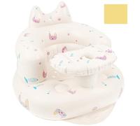 Baby Inflatable Seat for 3-36 Months Built in Air Pump Infant Back Support Sofa Toddler Chair for Sitting Up, Baby Shower Chair Outdoor Seat Floor Seater New Parents Gifts(Cat)