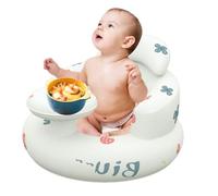Baby Inflatables Seat for Babies 3-36 Months, Baby Support Seat Summer Toddler Chair for Sitting Up, Built in Air Pump InfantBack Support Sofa, Inflatable Small Sofa Bath Stool Anti Fall Dining Chair