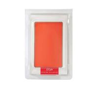 Baby Inkless Footprint Handprint Kit Clean Touch Ink Pads for 0-6 Months Old Infant Newborn Keepsake Pet Paw Print Kit, Orange