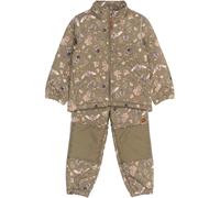 Baby jacket and trousers set Mikk-Line Frill AOP Vert 4 ans