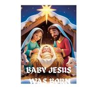 BABY JESUS WAS BORN: A BRIGHT CHRISTMAS STORY FOR LITTLE HEARTS