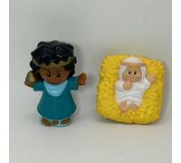 (Baby Jesus+Wiseman) Fisher Price Little People NATIVITY Replacement Piece Figures