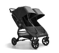 Baby Jogger City Mini GT2 Double All-Terrain Double Pushchair | Lightweight, Foldable Stroller | Opulent Black