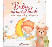 Baby Journal - Memory Book for Baby’s First Year - Gender Neutral Baby Memory Book with Space for Photos and Personal Notes
