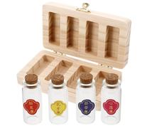 Baby Keepsake Box for Newborn Memories Beige Wood and Glass Set | Large Capacity, Ample Space for First Haircut and Cord, Elegant Design with Simple yet Sophisticated Finish