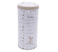 Baby Keepsake Capsule Memory Book, Photo Album, Hand Foot Print Newborn Gift 9974