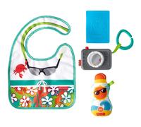 Baby Kids Bib Camera Travel Kit Fun Activity Teething Tourist Gift Set