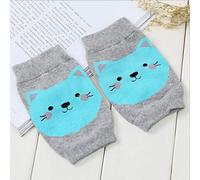 Baby Knee Pads Summer Baby Crawling Knee Pads Shatter-Resistant Anti-Friction Dancing Knee Pads Cartoon Children Knee Pads Kids (Gray)