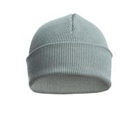 Baby Knitted Hat Boys Girls Winter Striped Warm Beanie Hats Striped Cable Knit for Baby Boy Girl Sage Green Newborn - 12 Months