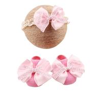 Baby Lace Headband With Slip Resistant Socks Fashionable Baby Headwear With Not Slip Socks For Newborns To 12 Month
