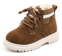 Baby Lace-Up Sneaker First Steps Walking Flat Lazy Crib Shoe British Ethnic Style Short Boots 7 Toddler