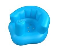 Baby Learning Seat Multi Function Inflatable Seat Aid Swimming Pool Float Bath Stool Small Sofa Portable Dining Chair for Baby Kids 1pc Blue..