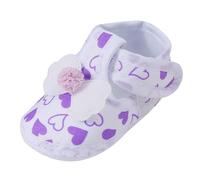 Baby Learning to Walk Sandals Spring Summer Autumn Shoes 0 1 Year Old Baby Single Shoes Cute Bow Soft Sole Newborn Baby Casual Learning to Walk Shoes Kids Slippers Girls (Purple, 3 Infant)