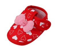 Baby Learning to Walk Sandals Spring Summer Autumn Shoes 0 1 Year Old Baby Single Shoes Cute Bow Soft Sole Newborn Baby Casual Learning to Walk Shoes Kids Slippers Girls (Red, 2.5 Infant)