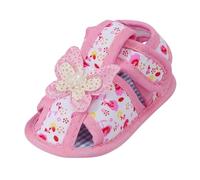 Baby Learning To Walk Sandals Spring Summer Autumn Shoes 0 1 Year Old Single Cute Bow Soft Sole Newborn Casual Sandal (Pink, 9-12 Months)