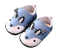 Baby Leather Shoes Girls Bright Diamond Bow Shoes Crown Embroidery Princess Shoe Cartoon Pattern Flat Shoe Wide Fit Dressy Up Sandals Cute Slip On Crib Sandals Lightweight Non Slip Sandal Blue