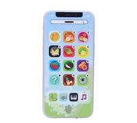 Baby Light Music Cellphone Simulated Mobile Phone Toy Children Educational Learning Machine Interactive Fun Toy For Toddlers Kids Boys Girls Aged 18 Months And Up Plastic Blue (Blue)