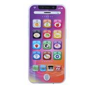 Baby Light Music Cellphone Toy, Educational Learning Machine with Simulated Mobile Phone Modelling for Children Above 18 Months Old (Purple