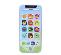 Baby Light Music Cellphone Toy, Educational Learning Machine with Simulated Mobile Phone Modelling for Children Above 18 Months Old (Blue