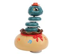 Baby Light Up Toy Electric Dancing Snake with Rhythmic Light Show, Dynamic Dance Moves for Sensory Engagement, Lightweight and Compact for on the Go Amusement