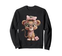 Baby Lion Cub Kawaii Character Fashionable Safari Animal Sweatshirt