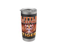 Baby Little Sleeping Tiger Cub Stainless Steel Insulated Tumbler
