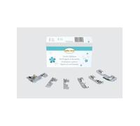 Baby Lock Overlock Feet Set of 6 (B0421S05A - For Éclipse, Imaginé, Imaginé Wave Enspire, Enlighten, Victory and Acclaim Models, Rubber Material)
