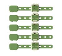 Baby Locks for Cupboards, Child Locks for Cabinets, Cartoon Crocodile Fridge Locks for Children, 5X, Adjustable, Cute, Child Proof Cabinet Locks for Cupboards, Drawers, Appliances