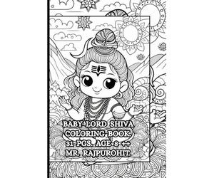 BABY LORD SHIVA COLORING BOOK.