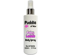 Baby Lotion Body Spray - 100ml Eau de Toilette (EDT) - Atomiser Mist - Powdery Scent - Vegan Friendly - Puddle of Wax - Made in the UK