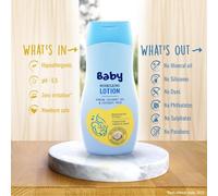 Baby Lotion for Newborn Babies | Doctor Certified | With Virgin Coconut Oil & Coconut Milk | pH 5.5 | 24-Hour Moisturization | 200ml (Blue)