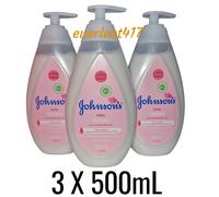 BABY Lotion Pump Pure & Gentle Daily CARE JOHNSON'S with coconut oil, 3 X 500ML