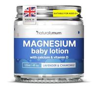 Baby Magnesium Lotion with Calcium & Vitamin D | Support for Sleep, Heart, Bone, Nerve, Gut and Muscle Health | Alternative to Melatonin | Lavender & Chamomile 4.2 fl oz