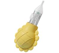 Baby Manual Nasal Aspirator for Newborns Silicone Cleaner | Pp as Silicone Build, Comfortable to Hold Design, Yellow Finish, Newborn Use, Smooth Breathing Support