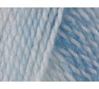 Baby Marble DK Knitting Yarn 100g (Blue/White BM9)