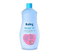 Baby Massage Oil for Newborn | 100% Virgin Coconut Oil | Clinically Proven for Better Growth | Enriched with Vitamin E & F | 400ml
