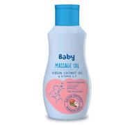 Baby Massage Oil for Newborns | 100% Virgin Coconut Oil with Vitamin E & F | Clinically Proven for Better Growth & Stronger Bones | Gentle & Natural | 200ml