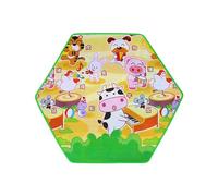 Baby Mats for Floor Hexagon Educational Elastic Mats Soft Playmat for Baby's Crawling Tummy Time Kids Mat Waterproof Babies Crawling Mat Anti-Slip Shockproof Mats