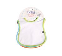 baby me Fluid Proof Baby Feeding Bib Pack of 5