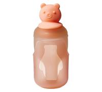 Baby Medicine Pacifier, Nipple-Type Silicone Dispenser 6.2cm, Food-Grade Feeder Dropper, Temperature-Resistant Bottle, Safe Medicine Feeder for Boys and Girls, Pink, Yellow