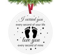 Baby Memorial Ornaments Loss of Baby Pregnancy Miscarriage Keepsake Sympathy Gifts for Infant Loss Miscarriage Gifts for Mother Father Loss Memorial Gifts Remembrance Grieving Gift Ceramic Ornament