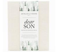 Dear Son: A Prompted Prayer Journal & Childhood Keepsake Baby Memory Book - Cream